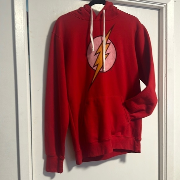 (j)  NWT: DC comics, originals, Flash, Red hoodie, red men medium - Picture 1 of 5